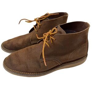 Red Wing Heritage 3321 Weekender Chukka Tan Brown Suede Made In USA Men's Sz 9.5